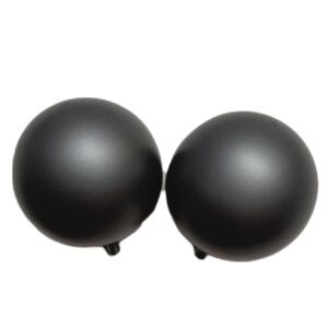 🍒4 for $20🍒 IKEA Vasentlig Round Grey Curtain Rod Ends Finials